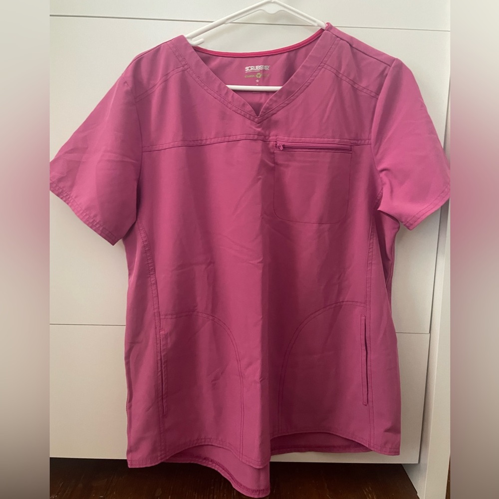 SCRUB STAR MEDIUM SET PINK